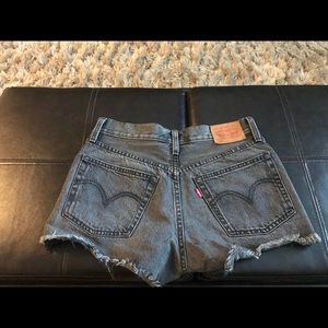Levi’s High Waisted Jean Shorts
